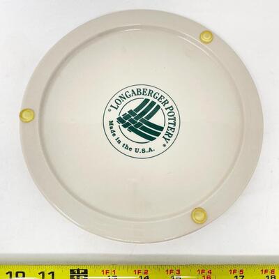 LONGABERGER POTTERY WOVEN TRADITIONS IVORY TRIVET