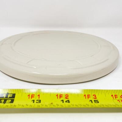 LONGABERGER POTTERY WOVEN TRADITIONS IVORY TRIVET