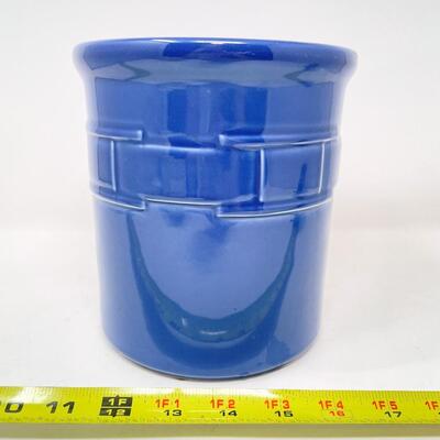 LONGABERGER POTTERY WOVEN TRADITIONS CORNFLOWER CROCK