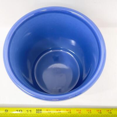 LONGABERGER POTTERY WOVEN TRADITIONS CORNFLOWER CROCK