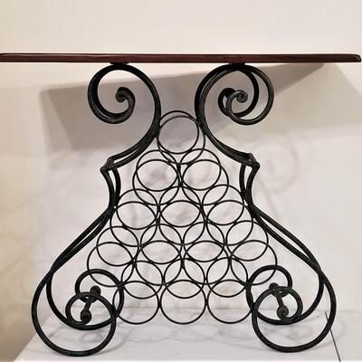Lot #17  13 Bottle Wine Holder/Table