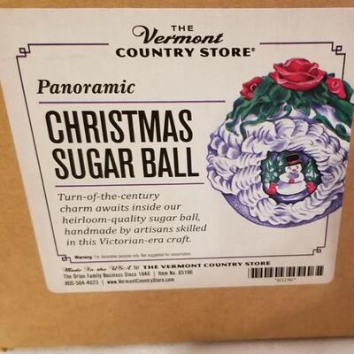 Lot #28  Panoramic Sugar Christmas Ball