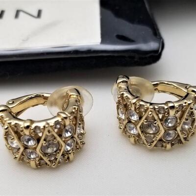 Lot #29  Pair of St. John (Knits) Clip Earrings in original packaging
