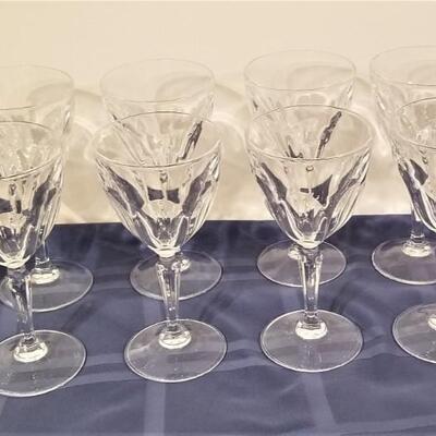Lot #30  Set of 12 Crystal Goblets