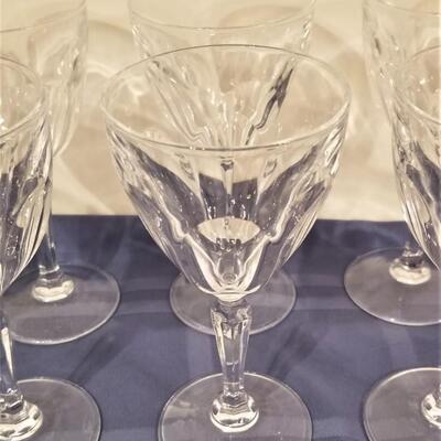 Lot #30  Set of 12 Crystal Goblets