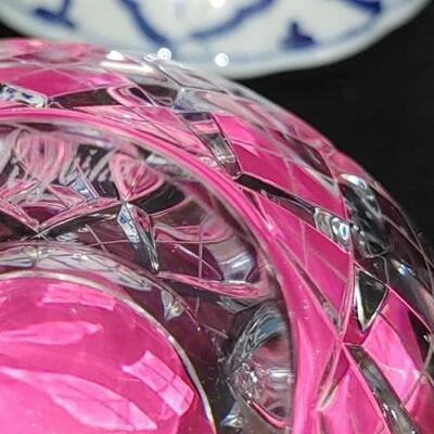#91 Signed Crystal Sugar/Creamer Bowl & More