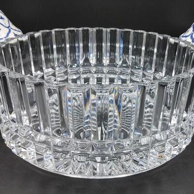 #91 Signed Crystal Sugar/Creamer Bowl & More