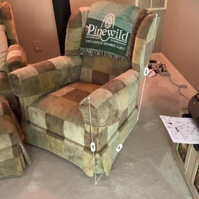 Lee Industries Rocking Chair with One Ottaman