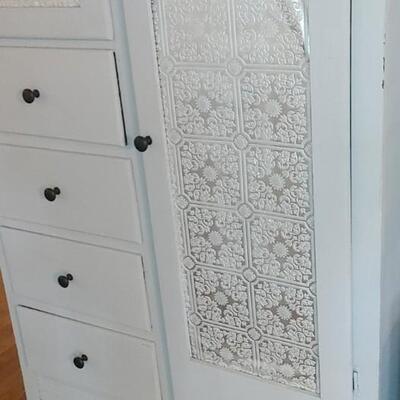 #108 Great Antique Painted Chifferobe 