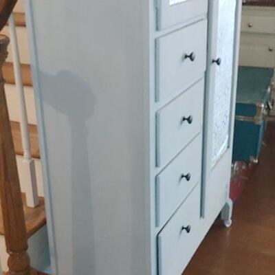 #108 Great Antique Painted Chifferobe 
