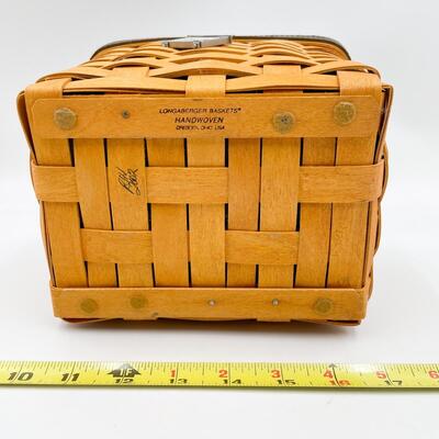 LONGABERGER 2002 â€œDADâ€ REMOTE/DIVIDED BASKET #1
