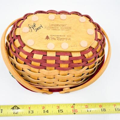 LONGABERGER 2004 TREE TRIMMING â€œGUMDROPâ€ BASKET