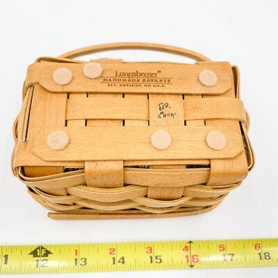 LONGABERGER 2000 SMALL RECTANGULAR BASKET
