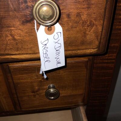 Tall 5 Drawer Dresser