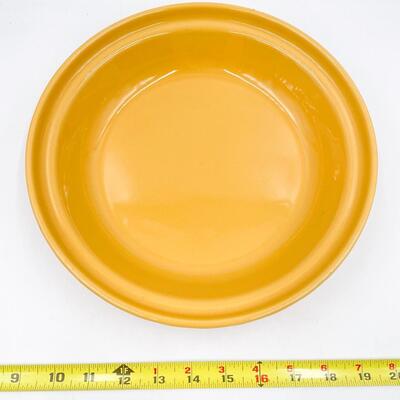 LONGABERGER POTTERY WOVEN TRADITIONS 10â€ BUTTERNUT PIE PLATE