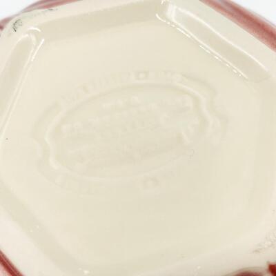 LONGABERGER POTTERY AMERICAN CRAFT 8â€ MIXING BOWL - PAPRIKA RED
