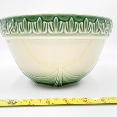 LONGABERGER POTTERY AMERICAN CRAFT 8â€ MIXING BOWL - IVY GREEN