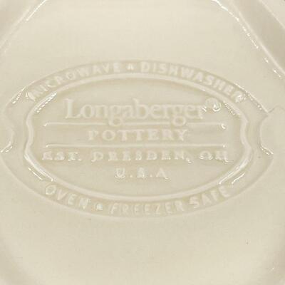 LONGABERGER POTTERY AMERICAN CRAFT 8â€ MIXING BOWL - IVY GREEN