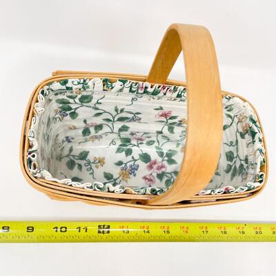 LONGABERGER 1999 SMALL RECTANGULAR BASKET