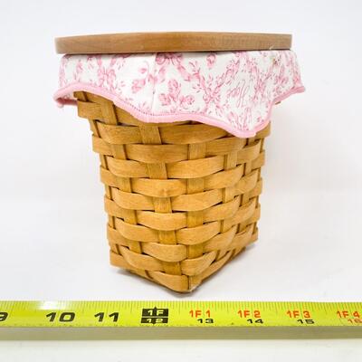 LONGABERGER 2004 AMERICAN CANCER SOCIETY â€œHORIZON OF HOPEâ€ BASKET W/ LID