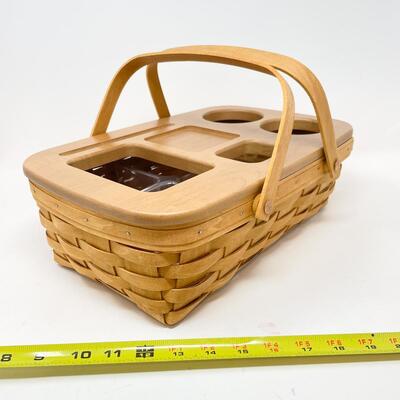 LONGABERGER 2003 GATHERING BASKET W/ LID