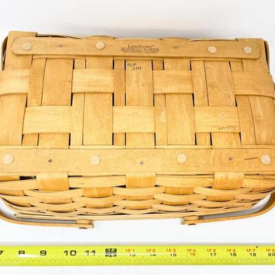 LONGABERGER 2003 GATHERING BASKET W/ LID