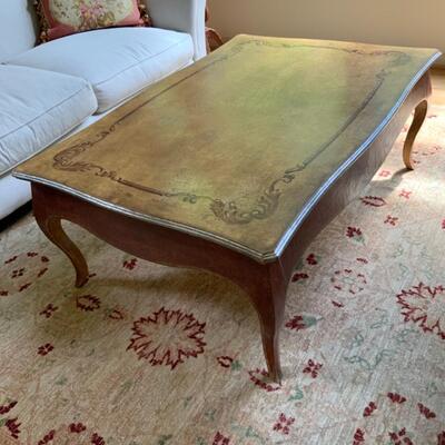 Antique Handpainted French Coffee Table