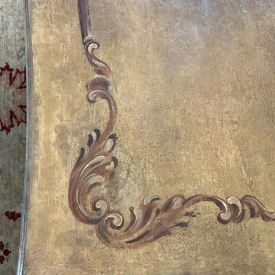Antique Handpainted French Coffee Table