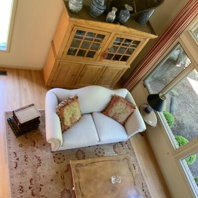 Pine Kitchen Display Cabinet