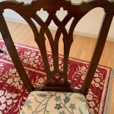 Round Glass Table and Plush Dining Set