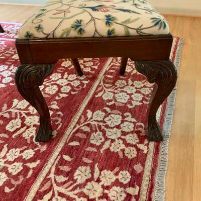 Round Glass Table and Plush Dining Set