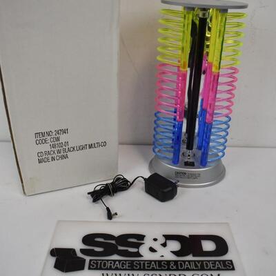 CD Rack with Black Light. Works | EstateSales.org