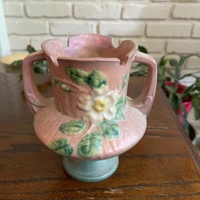 LOT 19 - 146-6, White Rose Collection, Roseville Pottery, Trophy Vase