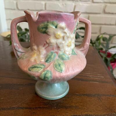 LOT 19 - 146-6, White Rose Collection, Roseville Pottery, Trophy Vase
