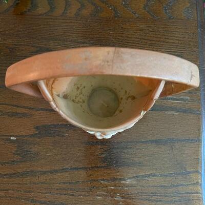 LOT 21 - 383-7, Magnolia, Roseville Pottery, Basket