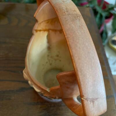 LOT 21 - 383-7, Magnolia, Roseville Pottery, Basket