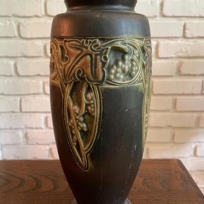LOT 26 - 1924, Rosecraft Vintage, Roseville Pottery, Tall Vase
