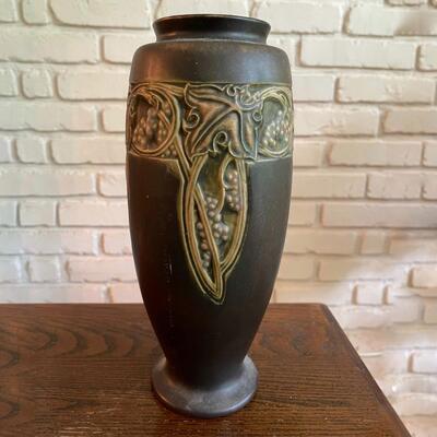 LOT 26 - 1924, Rosecraft Vintage, Roseville Pottery, Tall Vase