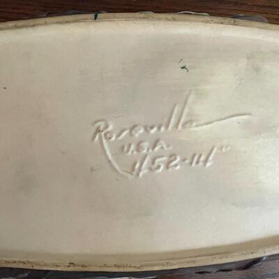 LOT 27 - 452-14, Magnolia, Large Console Bowl, Roseville Pottery