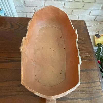 LOT 27 - 452-14, Magnolia, Large Console Bowl, Roseville Pottery