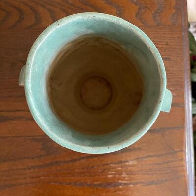 LOT 31 - 78-9, Water Lily Double Handled Vase, Roseville Pottery