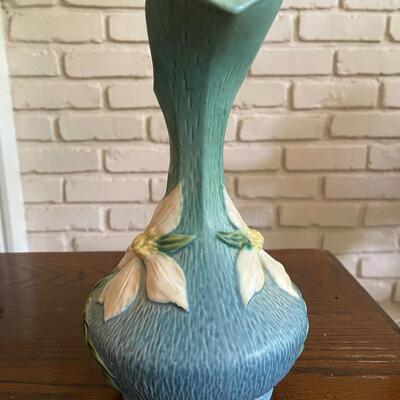 LOT 32 - 17-10, Clematis, Ewer/Pitcher, RARE Roseville Pottery