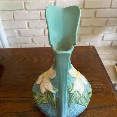 LOT 32 - 17-10, Clematis, Ewer/Pitcher, RARE Roseville Pottery