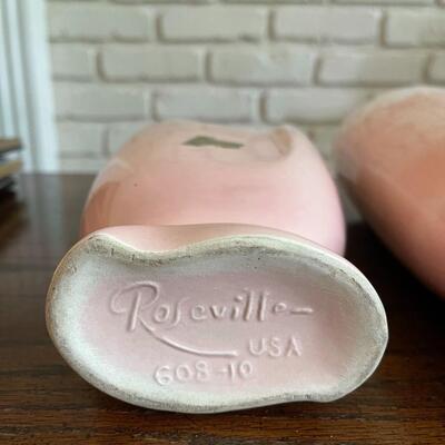 LOT 36 - 608-10, Keynote Vase, RARE Roseville Pottery