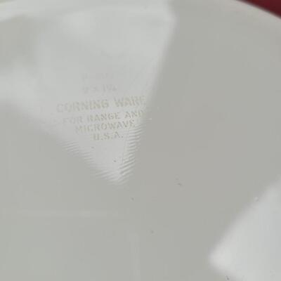 Lot 6: Blue Corn Flower Corning Ware 9 Ã— 1.25 and 8 Ã— 8 Ã— 2
