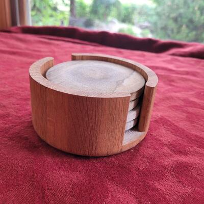Lot 11: Stone Coaster Set
