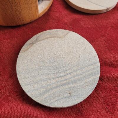 Lot 11: Stone Coaster Set