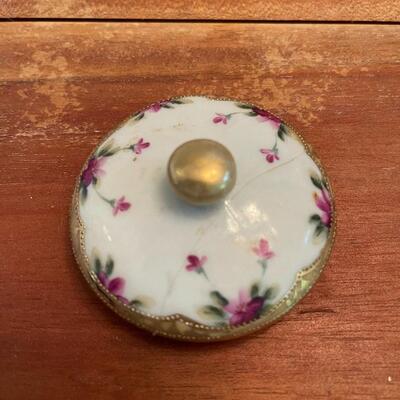 LOT 39 - Sugar Bowl and Creamer, Vintage Nippon Hand Painted Porcelain