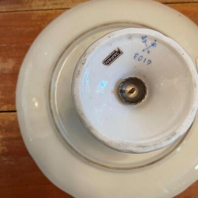 LOT 41 - 6103, Arnart Creations, Renee Hand Painted, Cake Stand