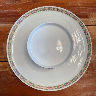LOT 62 - R & S Germany, Porcelain 2-tier serving dish, White